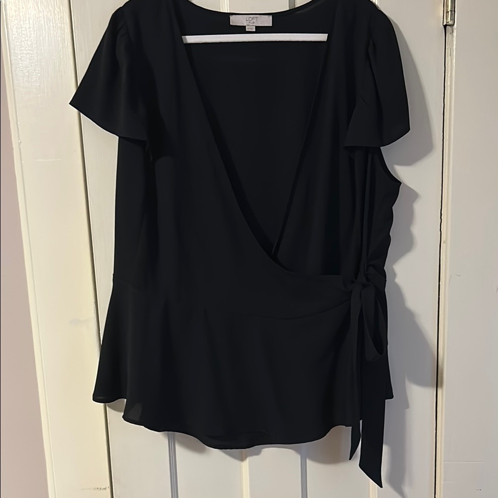 LOFT Wrap Blouse
